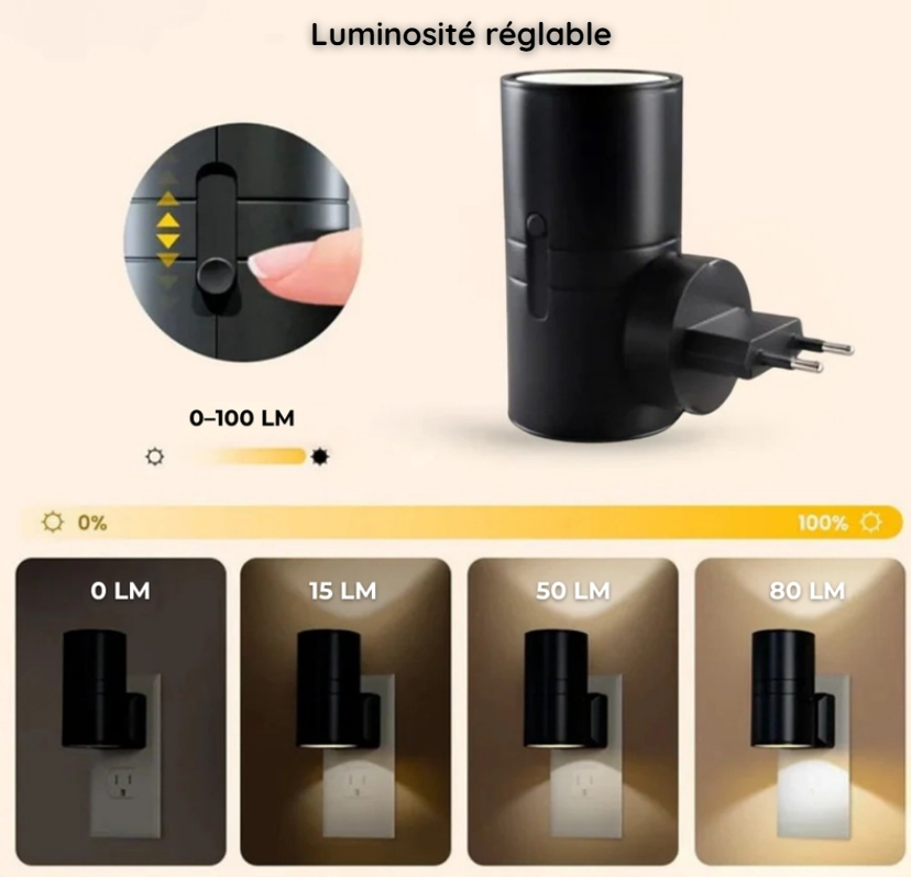 LumiHome™ – Applique murale LED haut de gamme