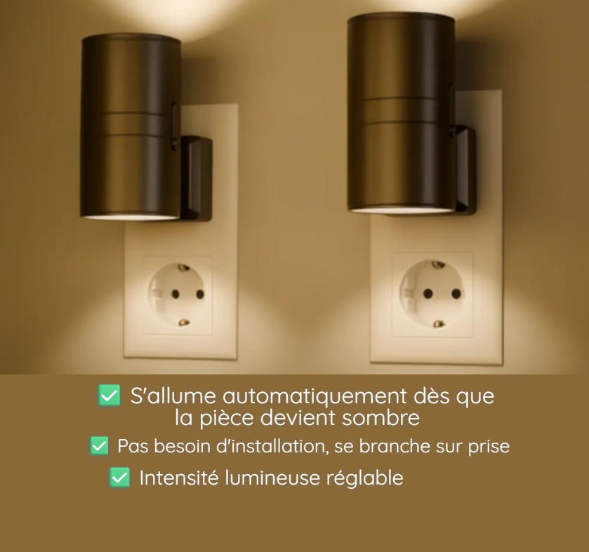 LumiHome™ – Applique murale LED haut de gamme